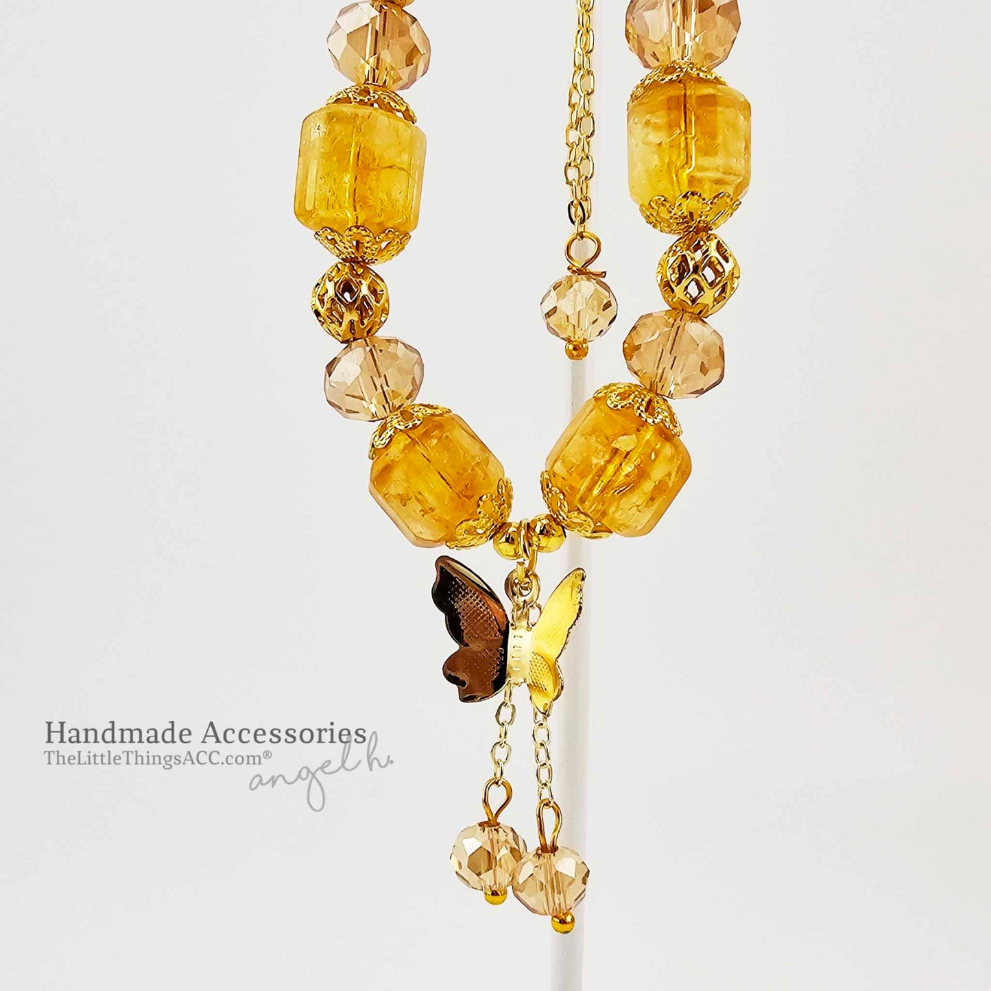 Royal Vibe Nature Yellow Azeztulite Bracelet