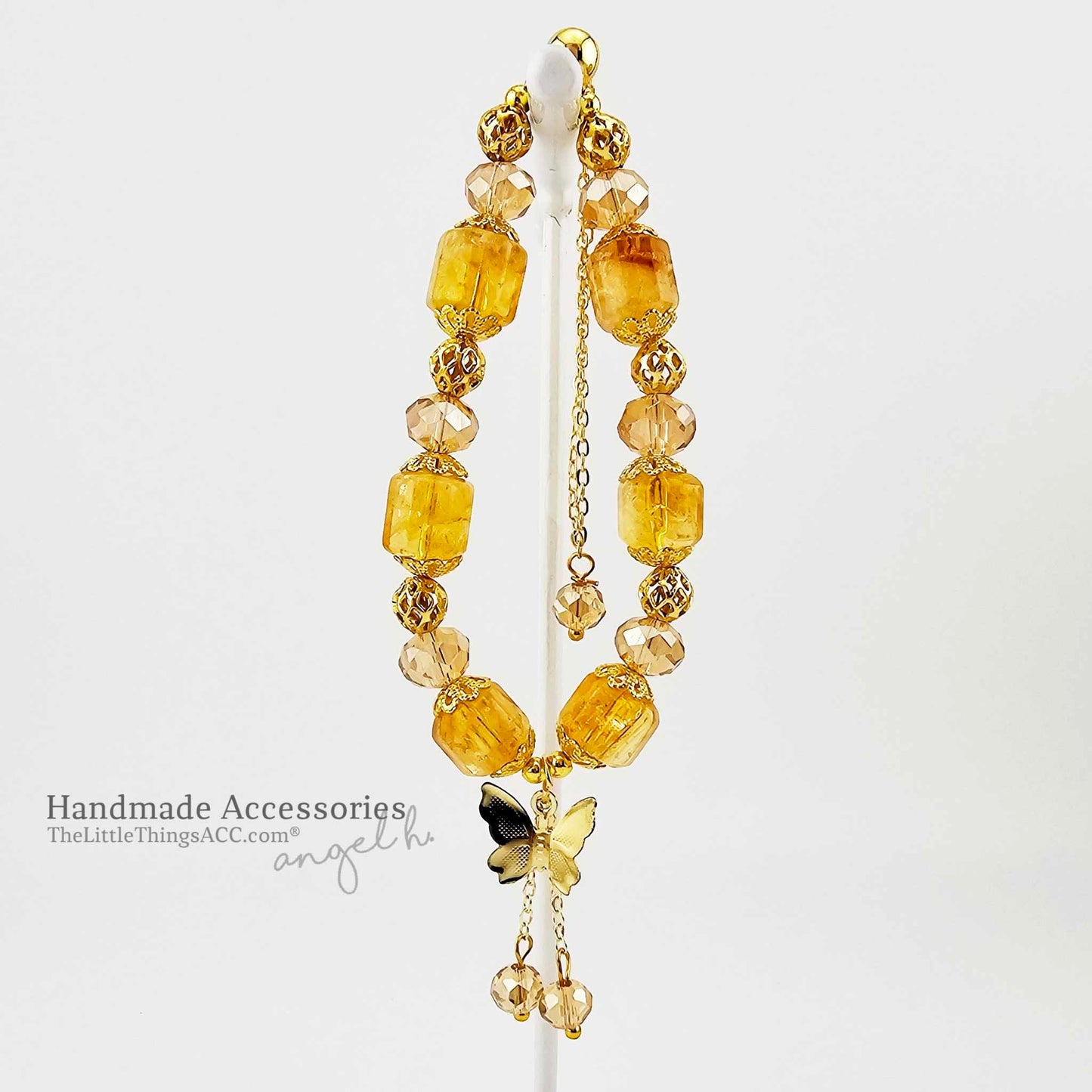 Royal Vibe Nature Yellow Azeztulite Bracelet