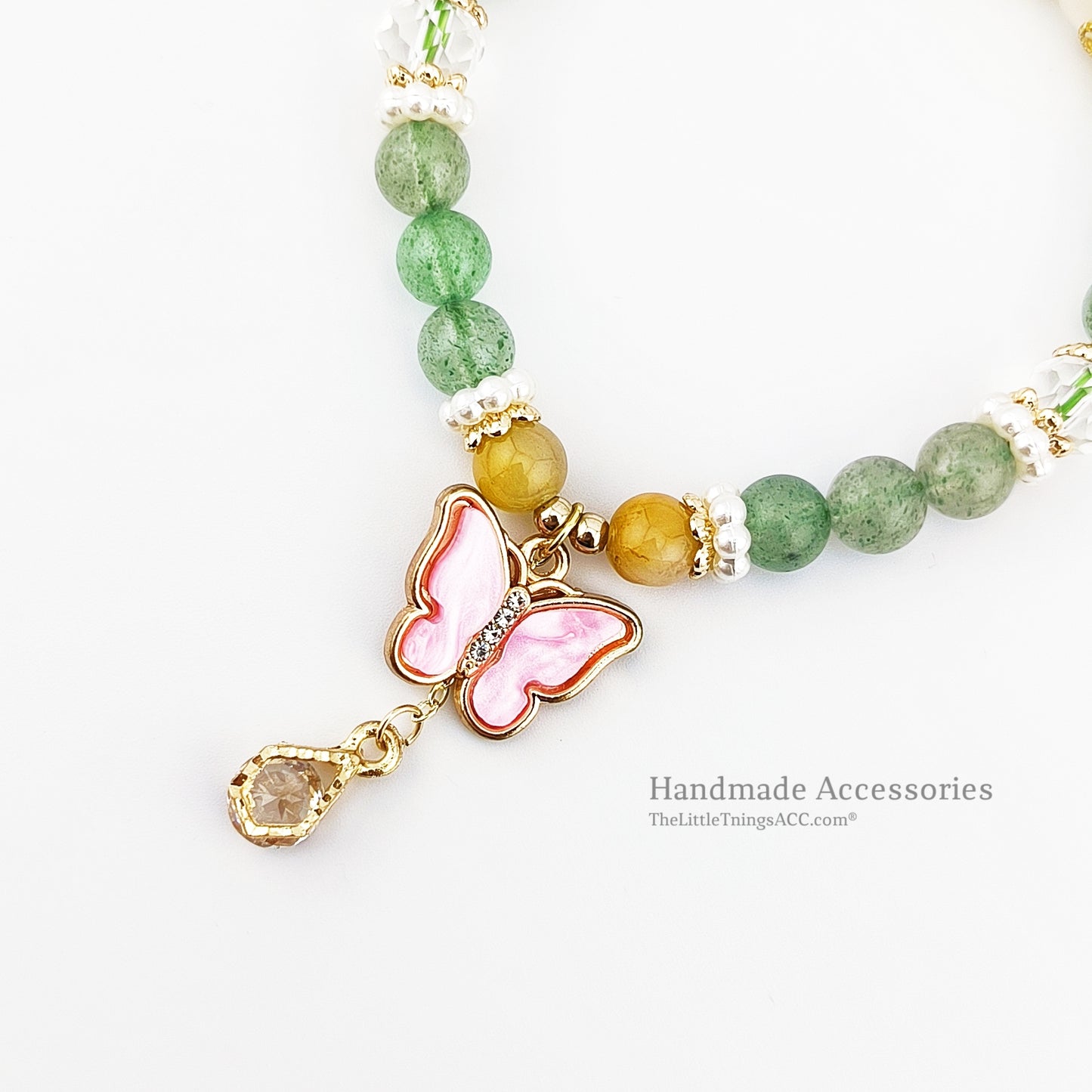 Royal Look Natural Gems and Jade Bracelet